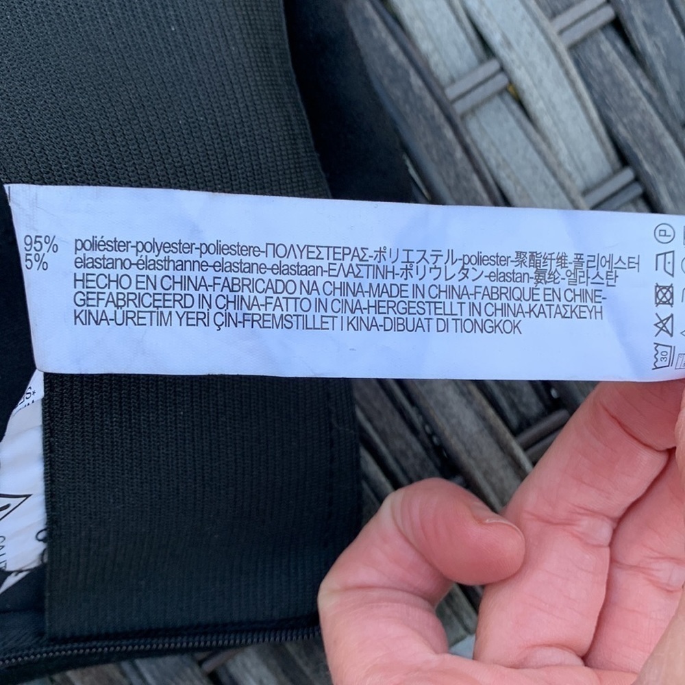 Zara Basic Collection Black Microsuede Skinny Pan… - image 6